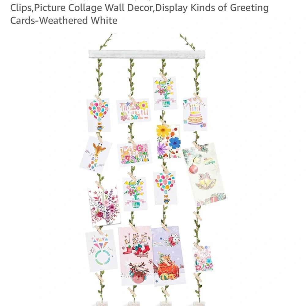 Greenery Hanging Clip Garland